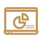 Icono de analítica web y medición de tráfico online