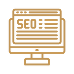 Icono de landing pages optimizadas con estructura SEO y motores de inteligencia artificial GEO